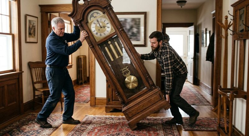 Grandfather Clock Moving in Mooresville, NC