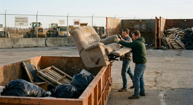Outdoor Furniture Disposal in Roseville, CA