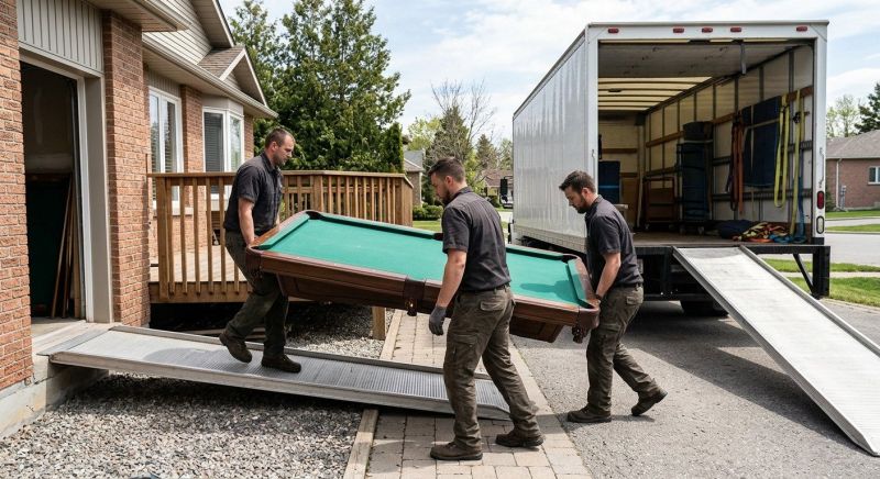 Shuffleboard Table Moving in Hickory, NC